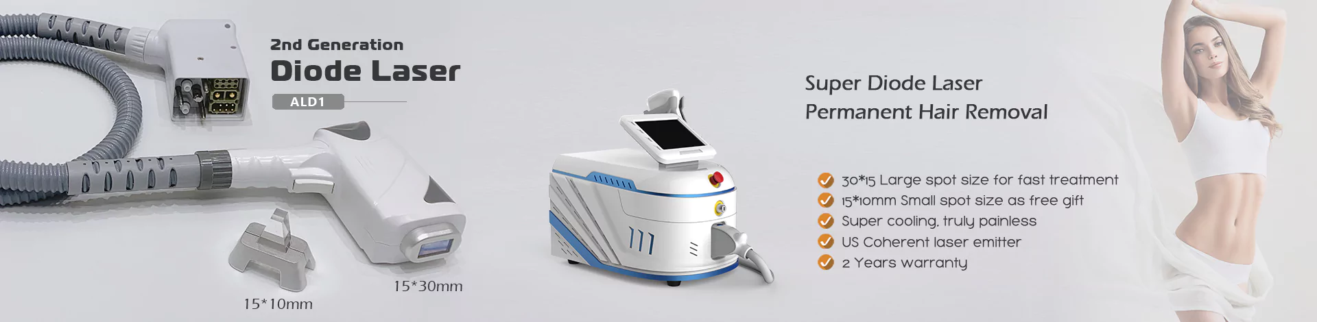 ADL1C BH 808 Diode Laser Hair Removal Machine
