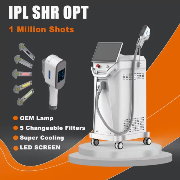 Unique IPL Elight device with LED screen